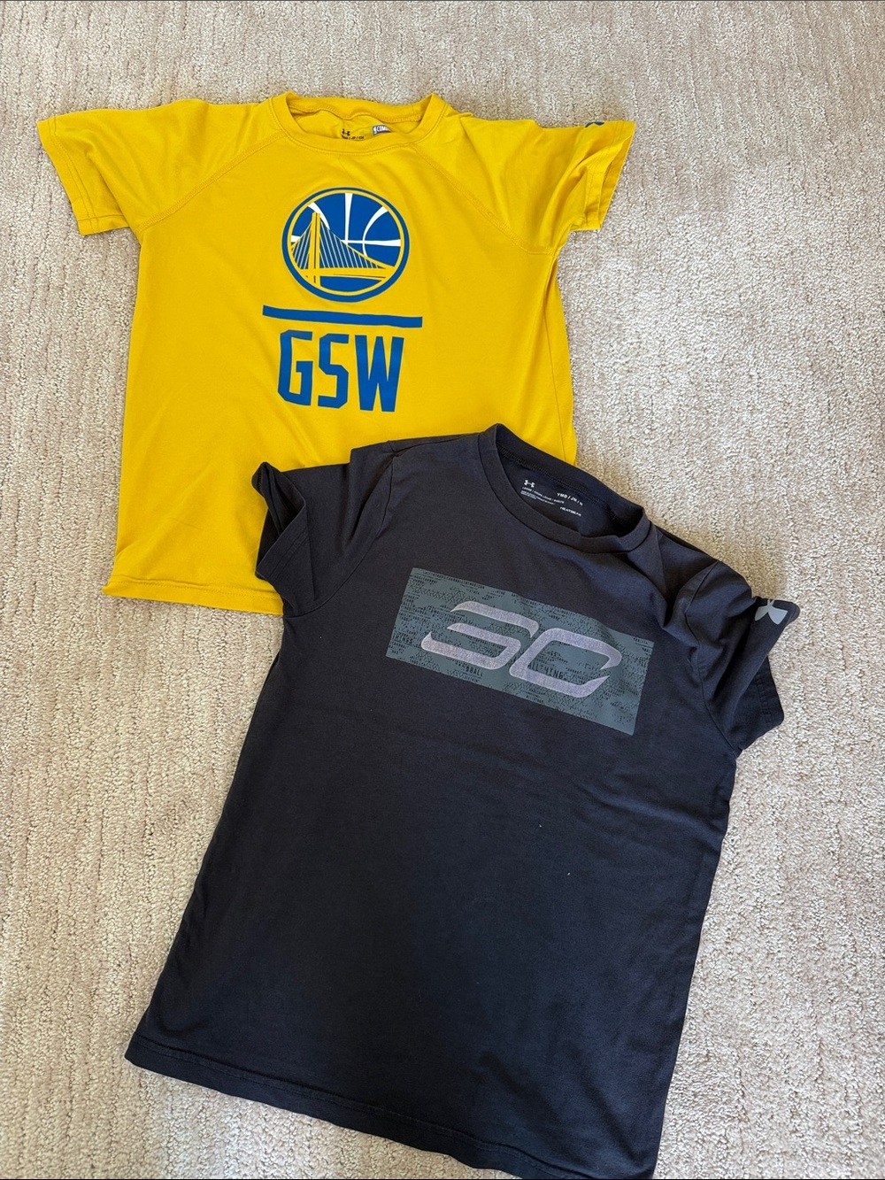Under Armour Black Boys' SC Logo Short Sleeve Tee